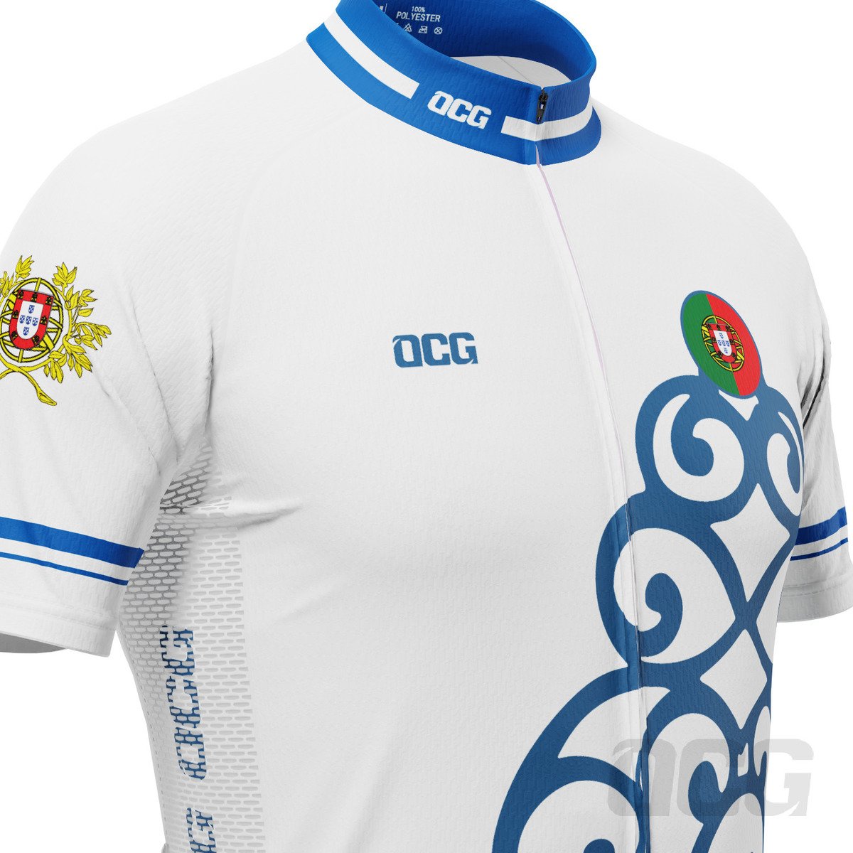 Men's Lusitanian Portugal Short Sleeve Cycling Jersey