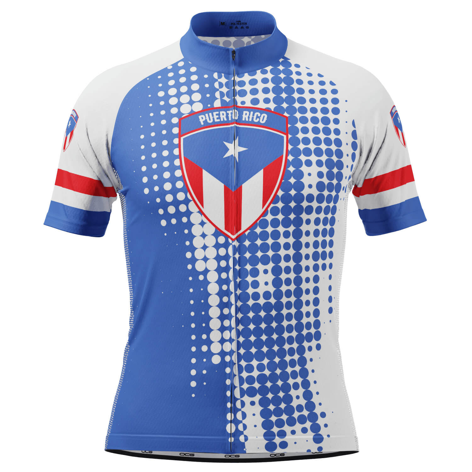 Men's Puerto Rico Short Sleeve Cycling Jersey