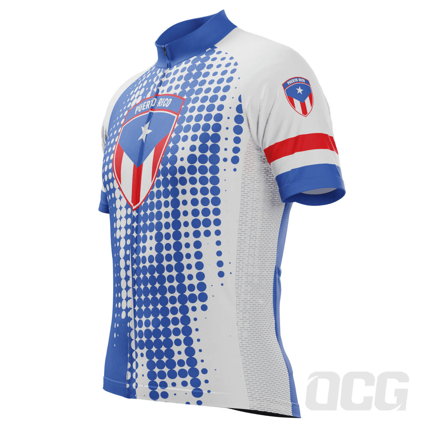 Men's Puerto Rico Short Sleeve Cycling Jersey