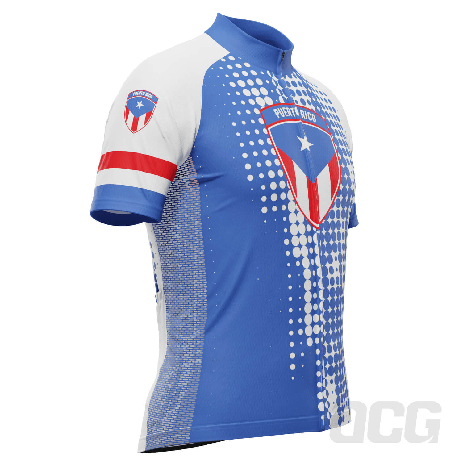 Men's Puerto Rico Short Sleeve Cycling Jersey