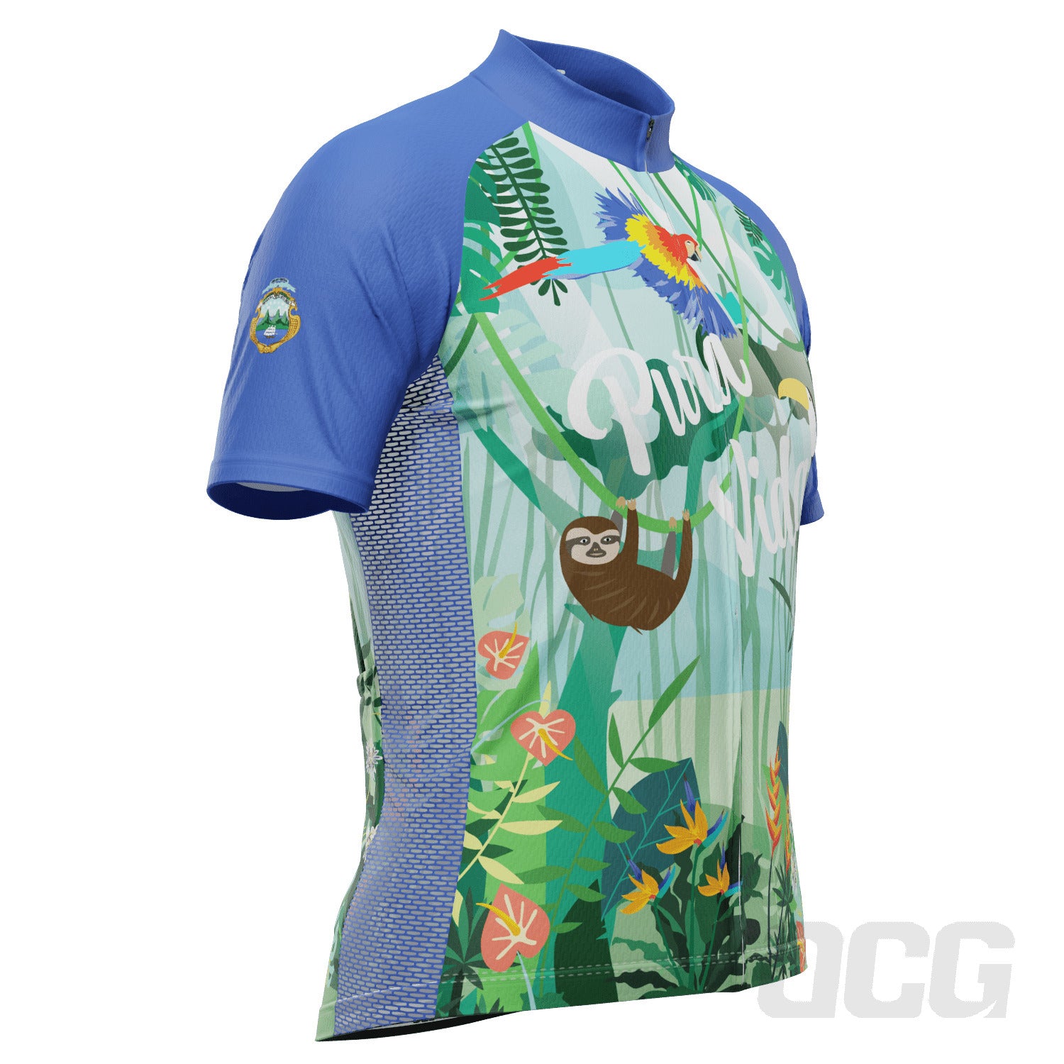 Men's Pura Vida Short Sleeve Cycling Jersey