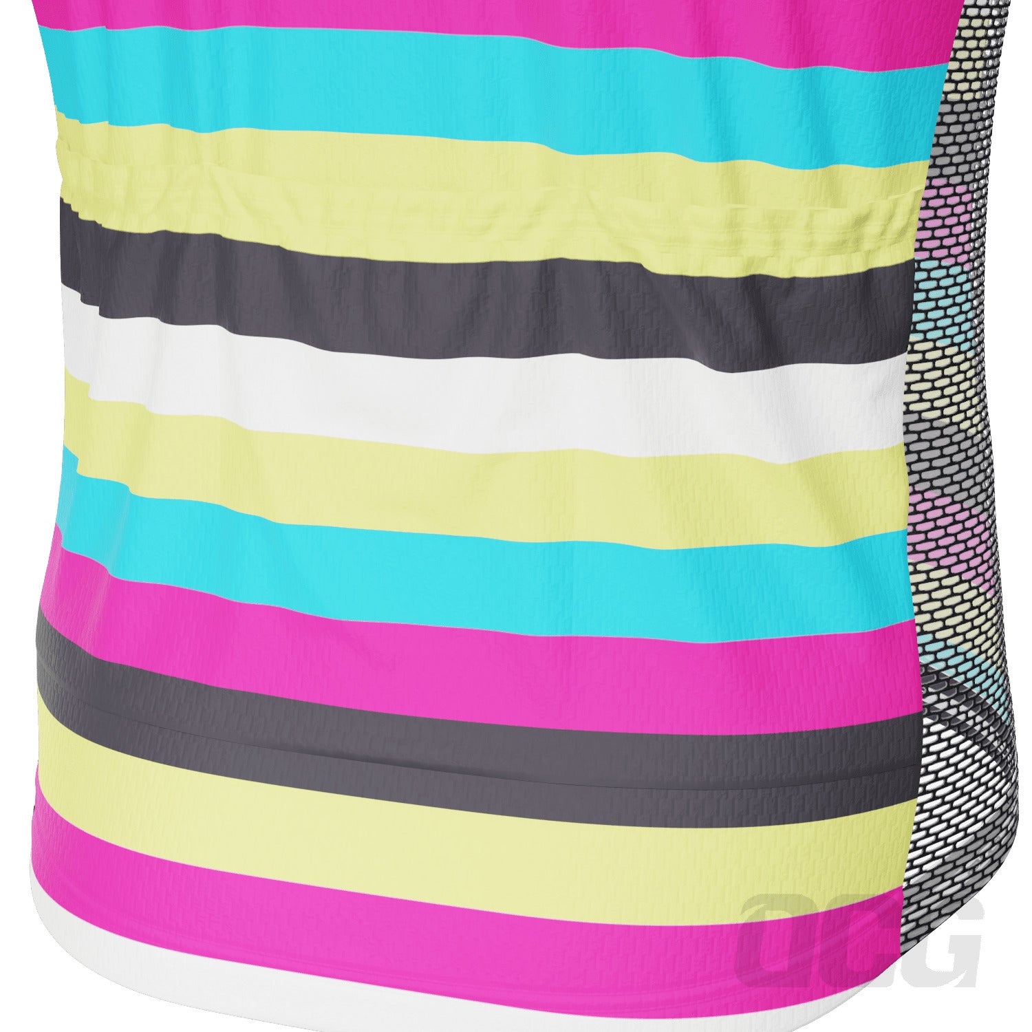 Men's Rainbow Stripes Short Sleeve Cycling Kit