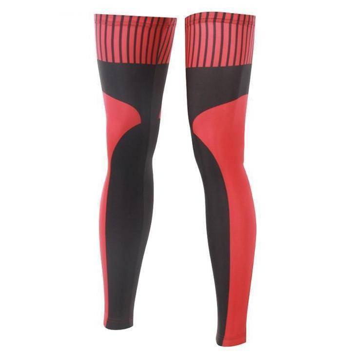 Red and Black Zip Base Leg Warmers-Online Cycling Gear Australia-Online Cycling Gear Australia