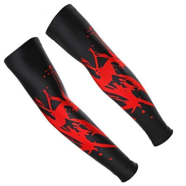 Red Dragon Black Cycling Arm Warmers-Online Cycling Gear Australia-Online Cycling Gear Australia