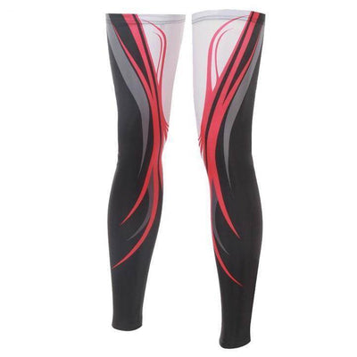 Red Swirl Cycling Leg Warmers-Online Cycling Gear Australia-Online Cycling Gear Australia