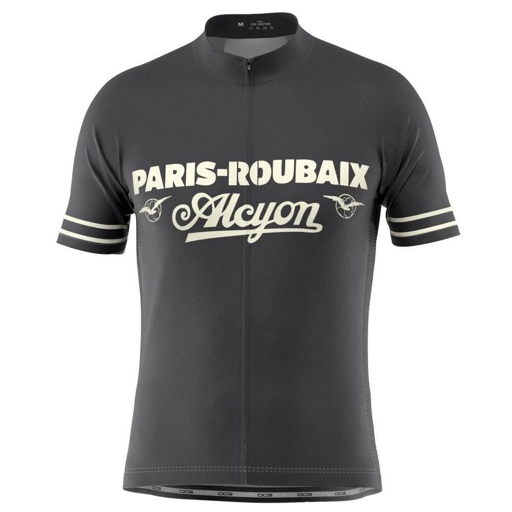 Retro Paris-Roubaix Alcyon Classic Cycling Jersey-OCG Originals-Online Cycling Gear Australia
