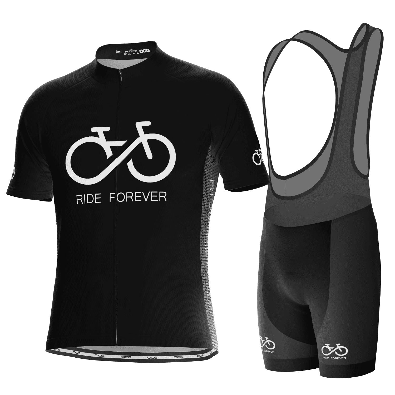Stylish Men's Ride Forever Infinity cycling kit | breathable, quick-dry ...