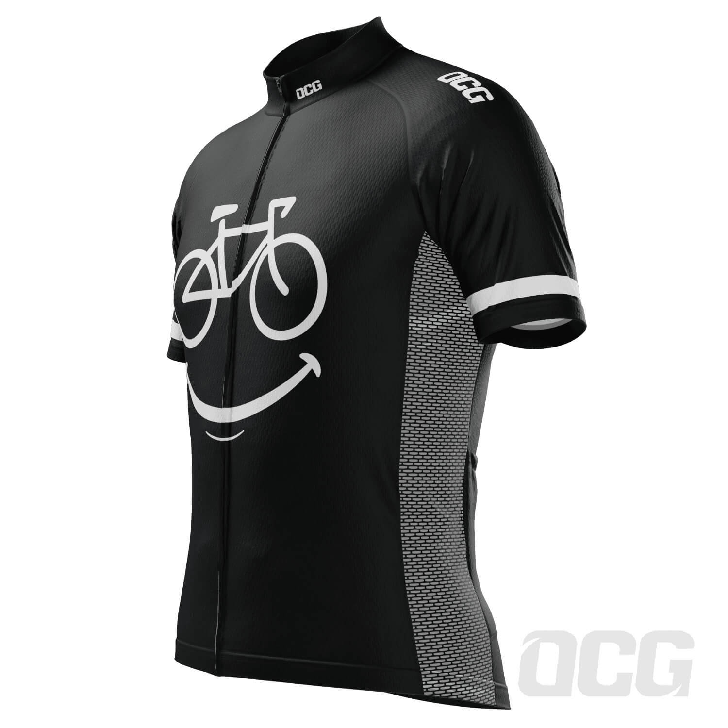 Men's Smiling Bike Short Sleeve Cycling Jersey