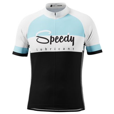 Men's The "Bond" Custom Speedy Lubricant Short Sleeve Cycling Jersey