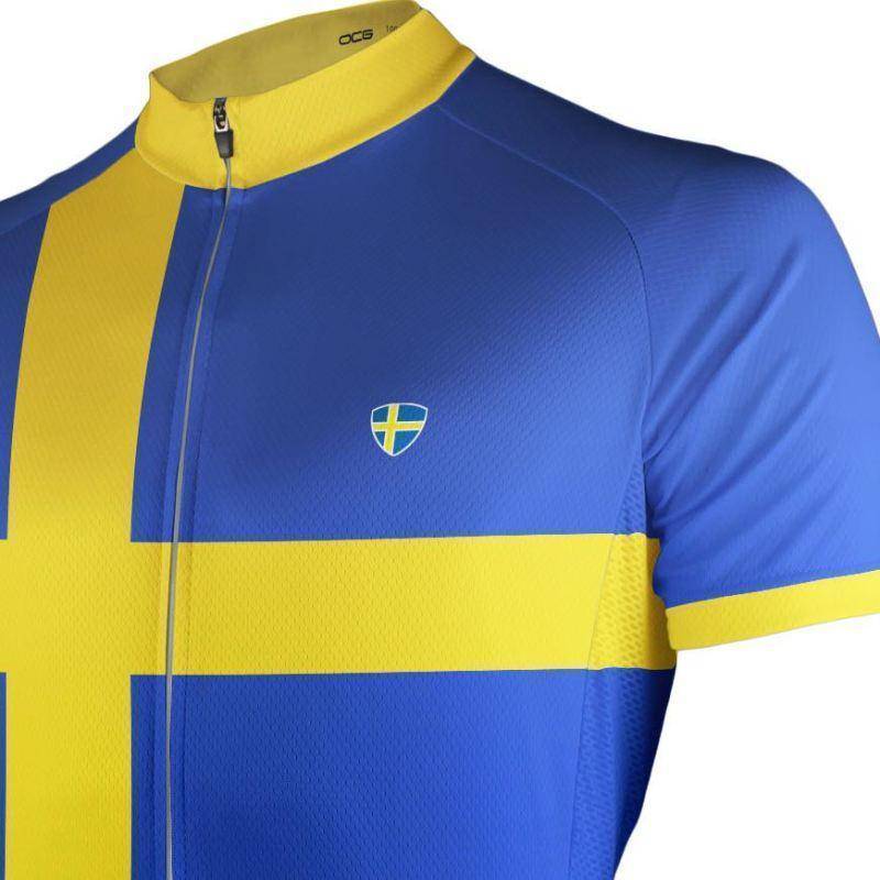 Sweden Swedish Flag National Cycling Jersey-OCG Originals-Online Cycling Gear Australia