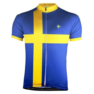 Sweden Swedish Flag National Cycling Jersey-OCG Originals-Online Cycling Gear Australia