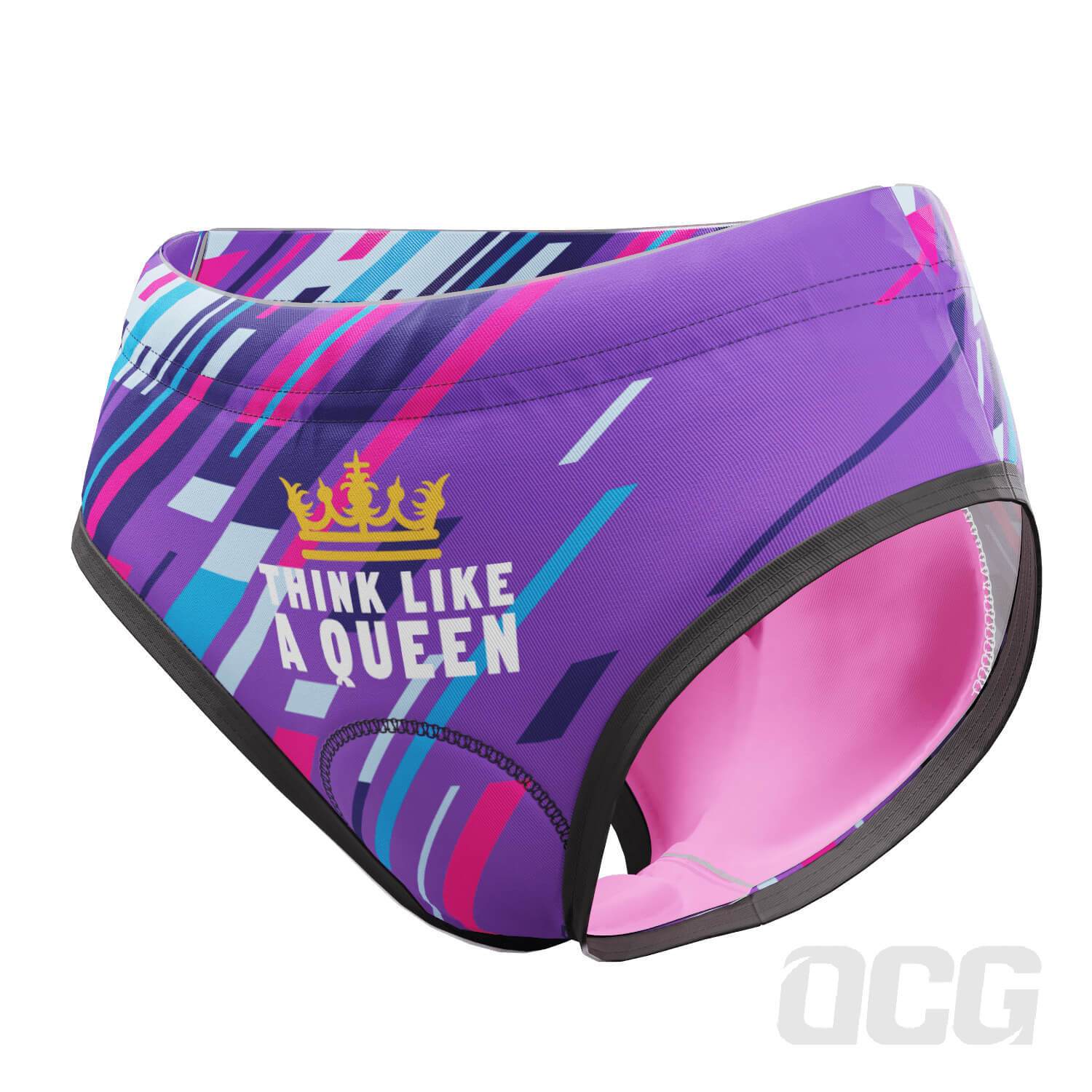 Women's Think Like a Queen Gel Padded Cycling Underwear