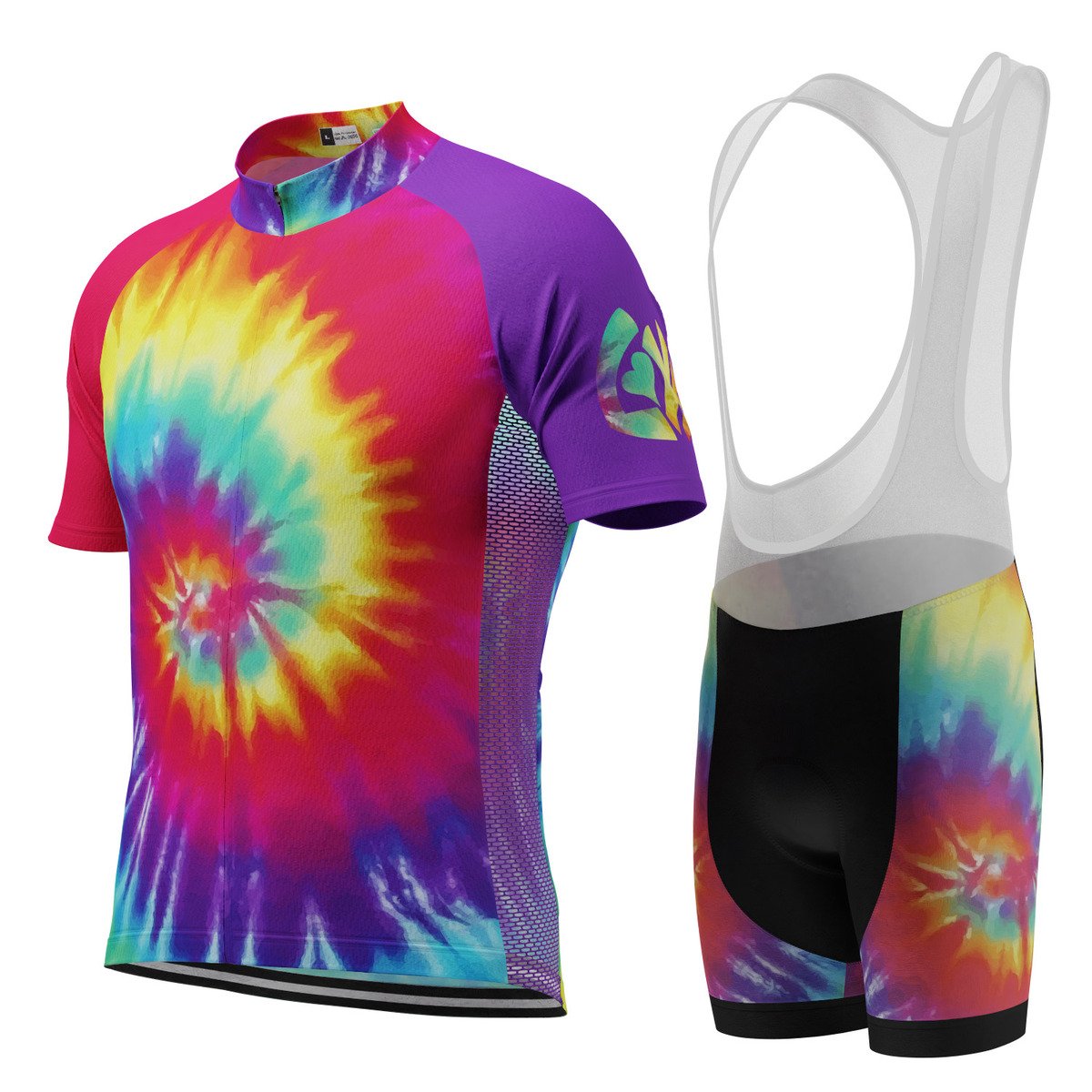 Men's Tie Dye Short Sleeve Cycling Jersey-OCG Originals-Online Cycling Gear Australia