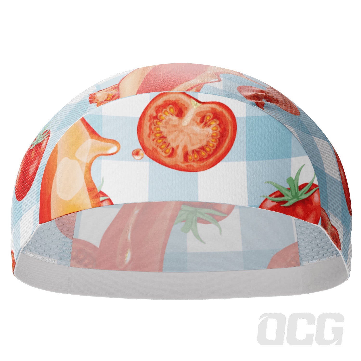 Men's Tomato Sauce Table Cloth Quick Dry Cycling Cap