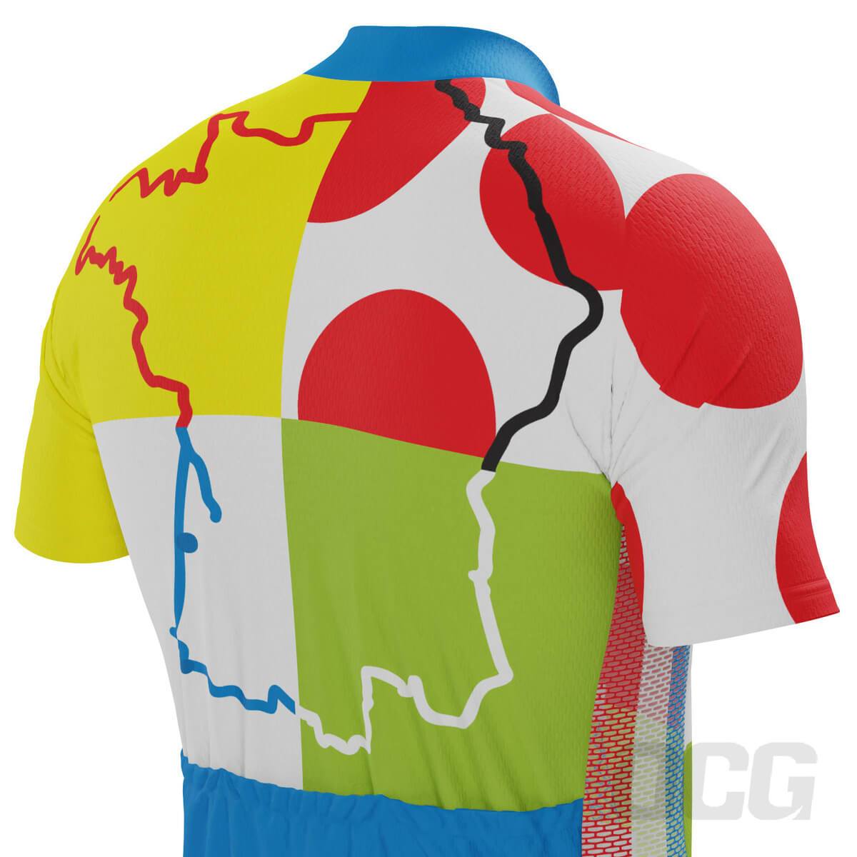 Men's Tour de France Leaders KOM Sprinters Short Sleeve Cycling Kit