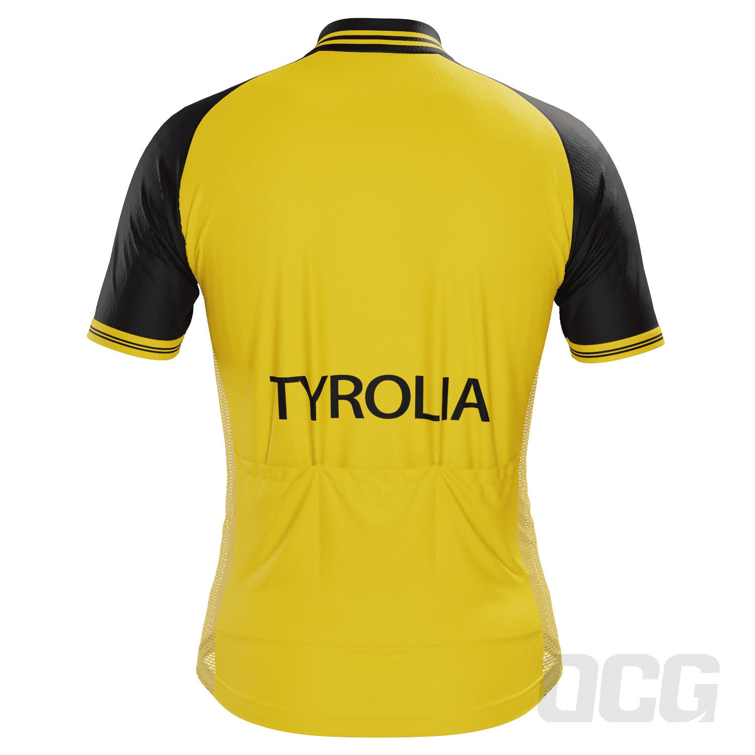 Retro 1970 Denti Tyrolia Yellow Cycling Jersey