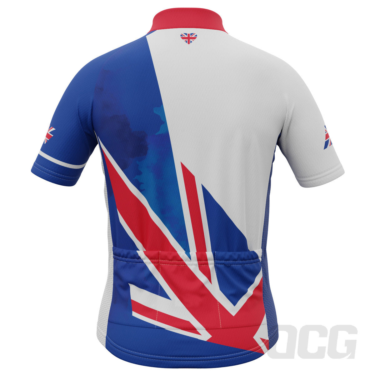 Men's UK Badge Union Jack Short Sleeve Cycling Jersey
