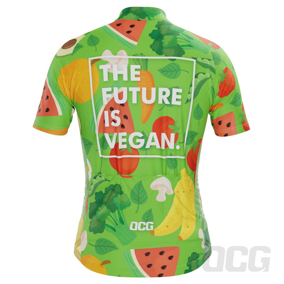 Men's The Future is Vegan Short Sleeve Cycling Jersey