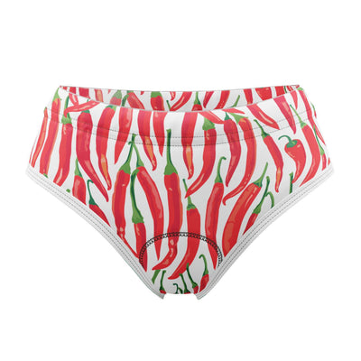 Women's White Hot Chilli Gel Padded Cycling Underwear-Briefs