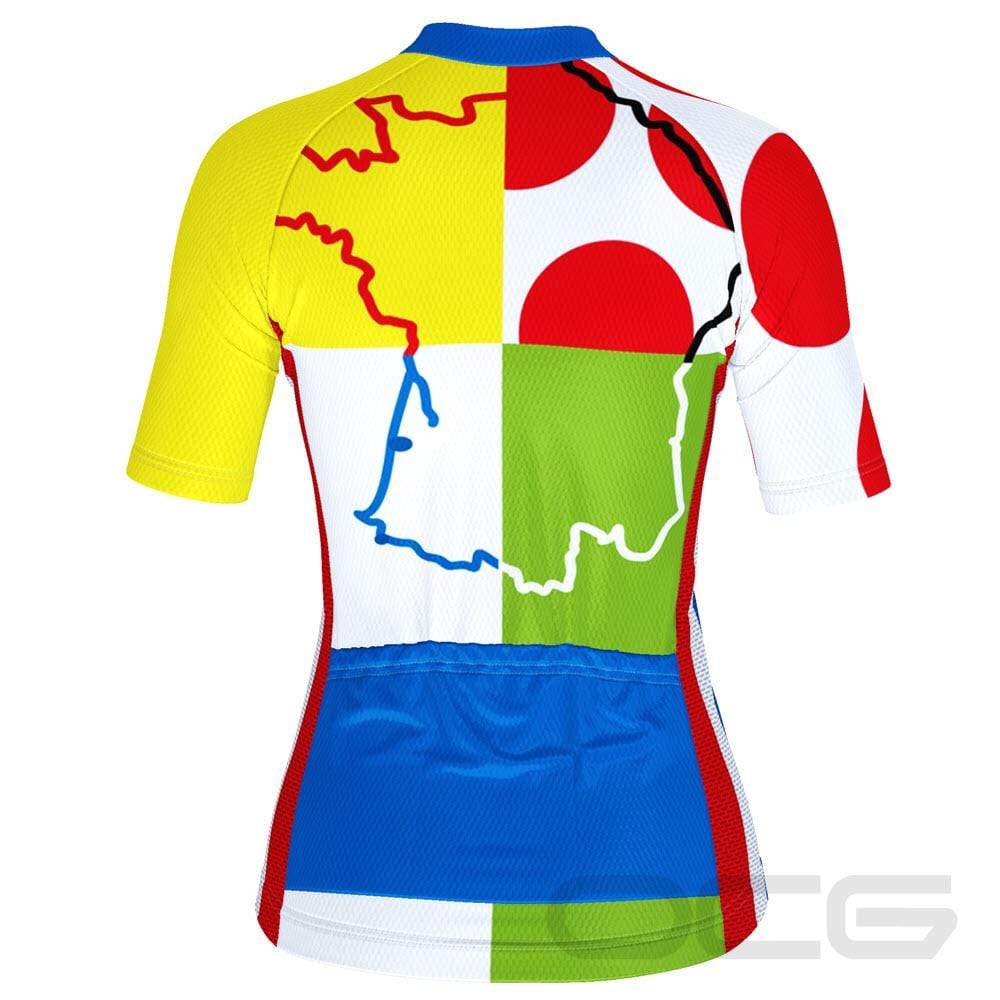 Women's Tour de France Leaders KOM Sprinters Jersey By Online Cycling Gear