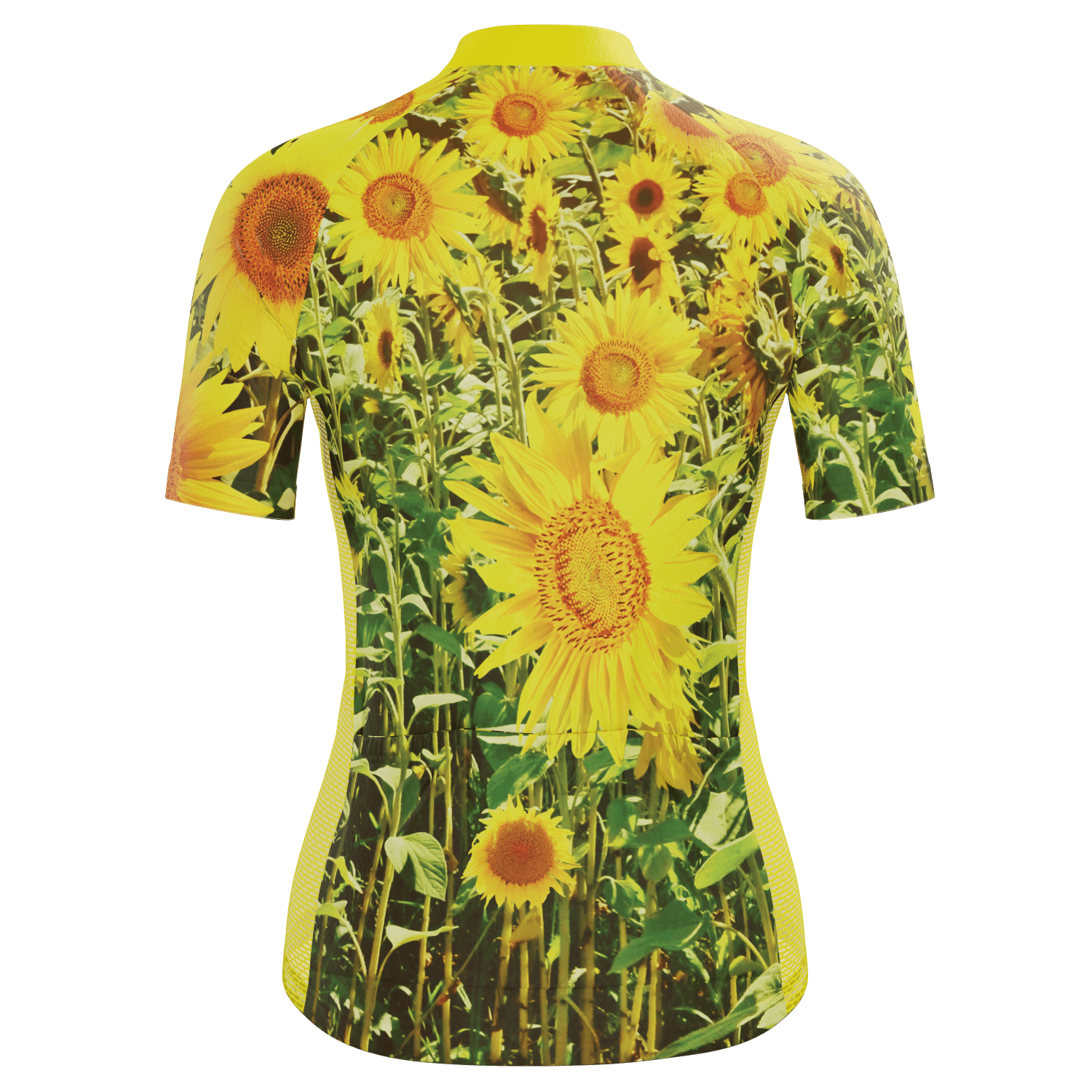 Women's Sunflowers Short Sleeve Cycling Jersey