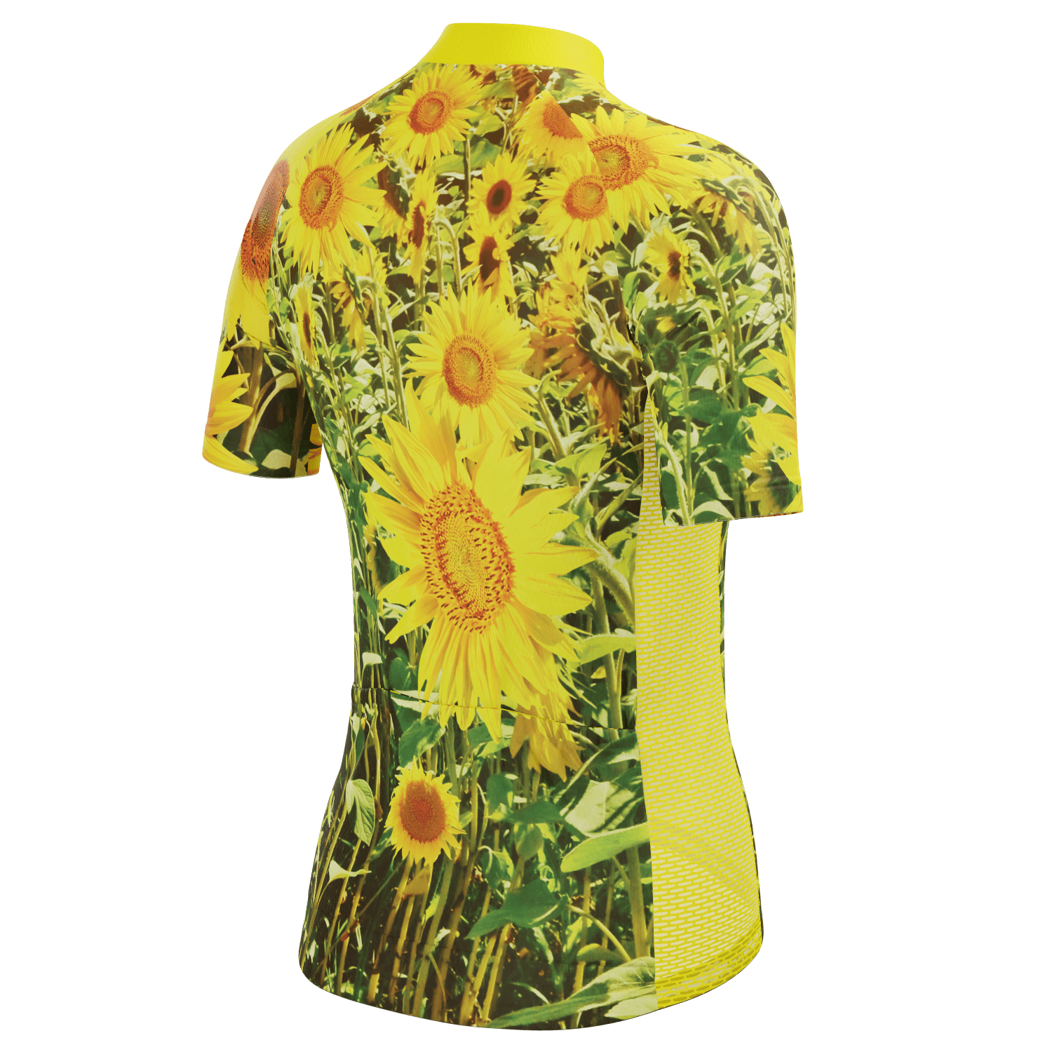 Women's Sunflowers Short Sleeve Cycling Jersey