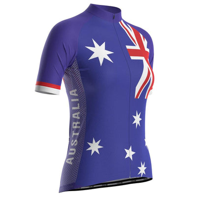 Women's Australia Southern Cross Short Sleeve Cycling Jersey-OCG Originals-Online Cycling Gear Australia