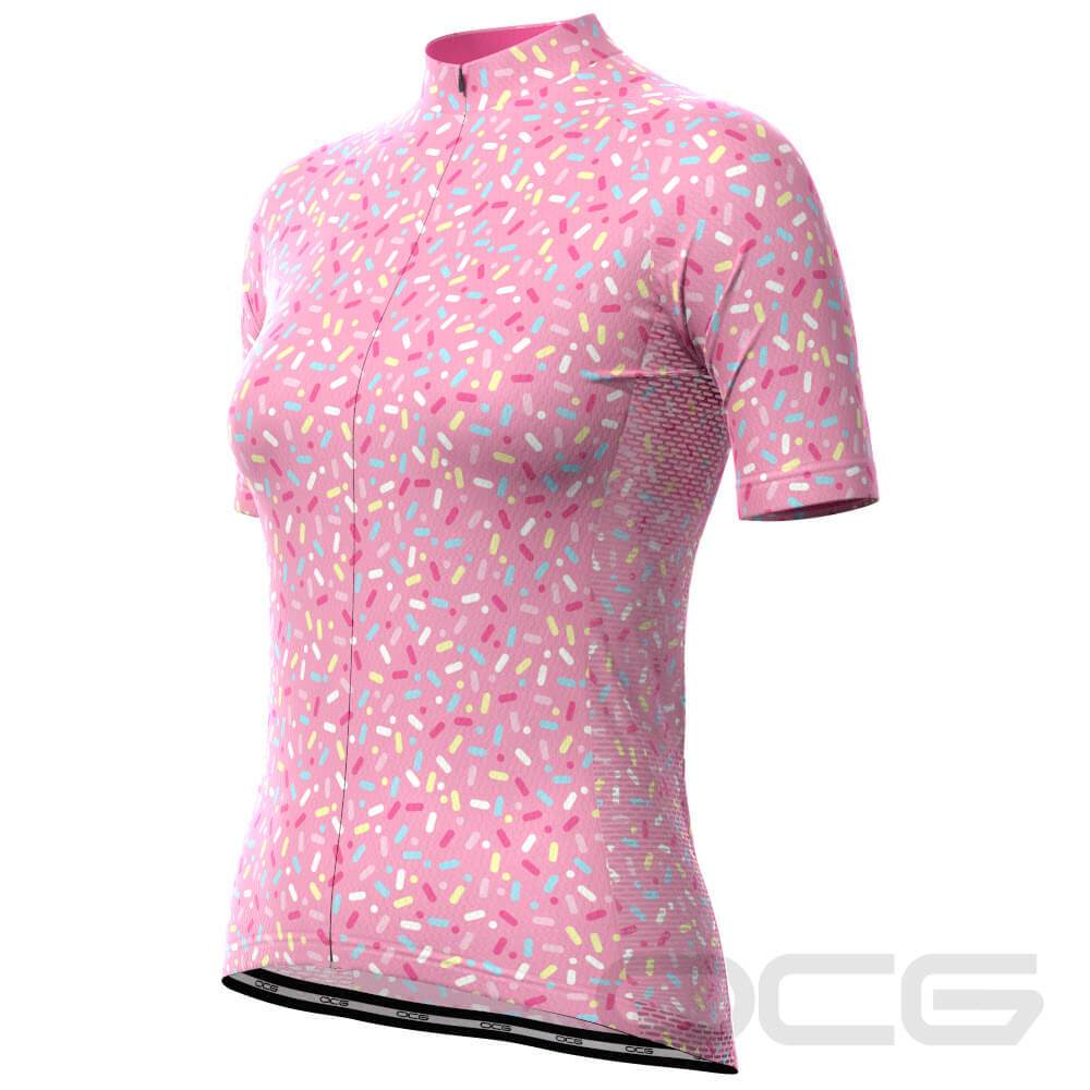 Women's Candy Makes Me Happy Short Sleeve Cycling Jersey-OCG Originals-Online Cycling Gear Australia