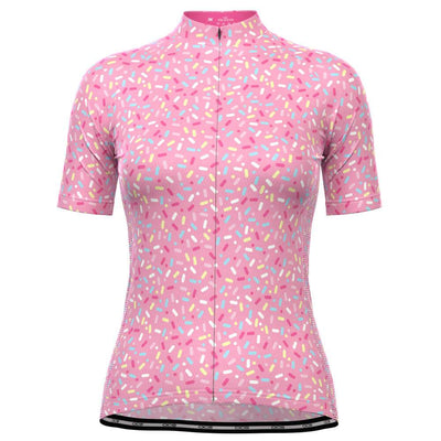 Women's Candy Makes Me Happy Short Sleeve Cycling Jersey-OCG Originals-Online Cycling Gear Australia