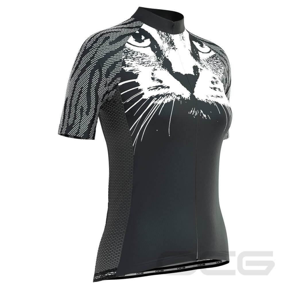 Women's Cat Whiskers Short Sleeve Cycling Jersey-OCG Originals-Online Cycling Gear Australia