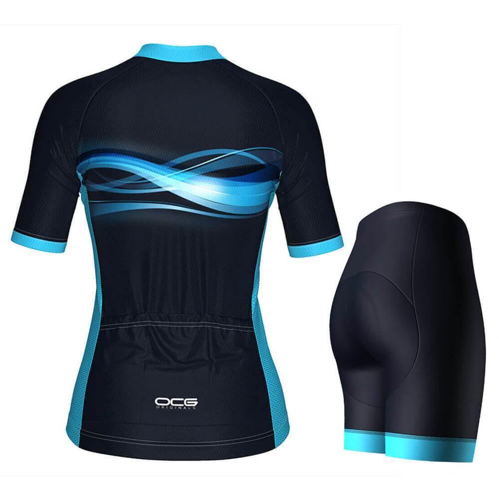 Women's Cosmos Blue Cycling Pro-Band Kit-OCG Originals-Online Cycling Gear Australia