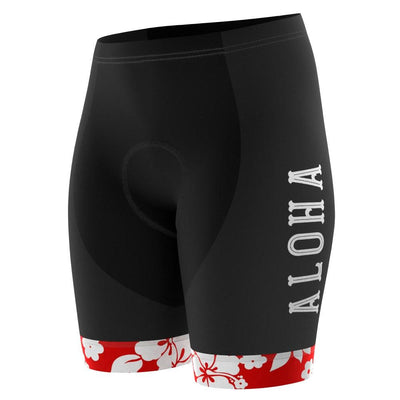 Women's Hawaiian Aloha Pro-Band Cycling Shorts-OCG Originals-Online Cycling Gear Australia
