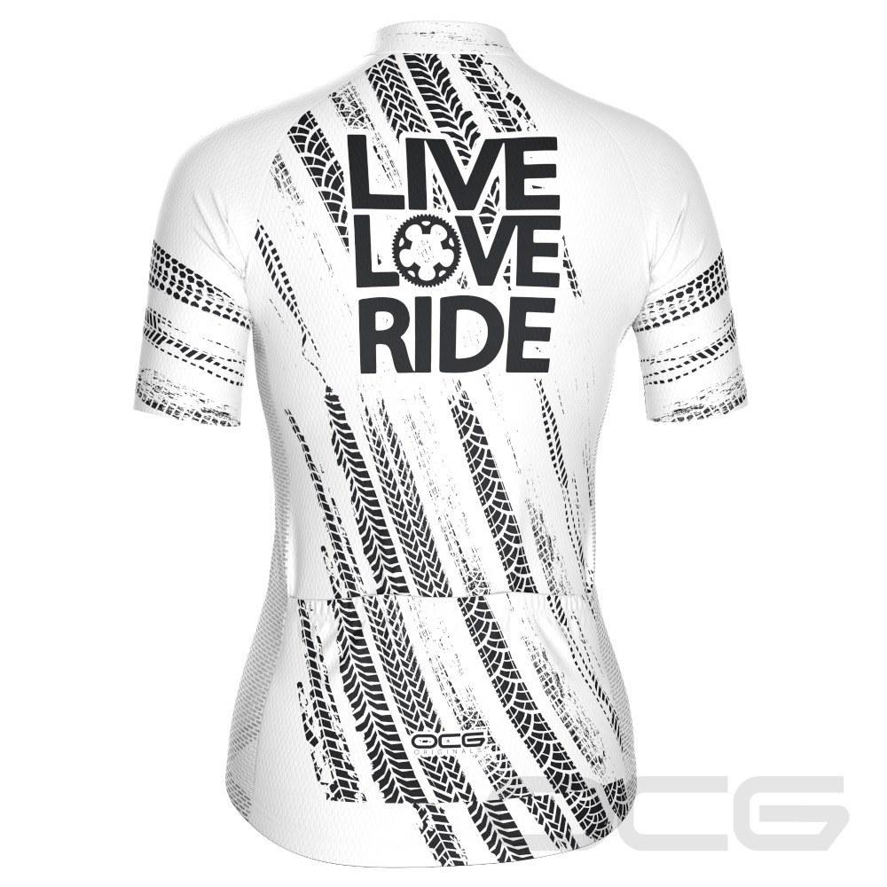 Women's Live Love Ride Short Sleeve Cycling Jersey-OCG Originals-Online Cycling Gear Australia