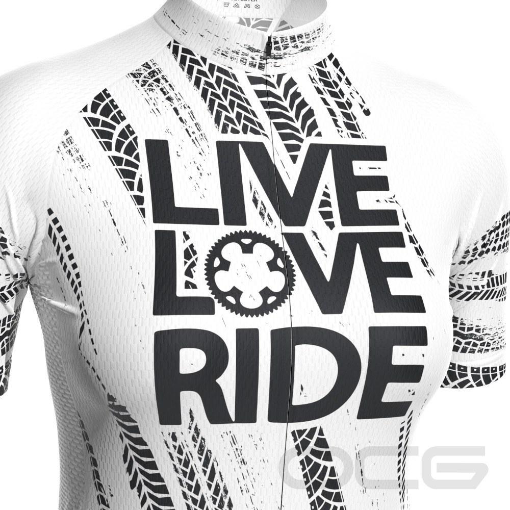 Women's Live Love Ride Short Sleeve Cycling Jersey-OCG Originals-Online Cycling Gear Australia