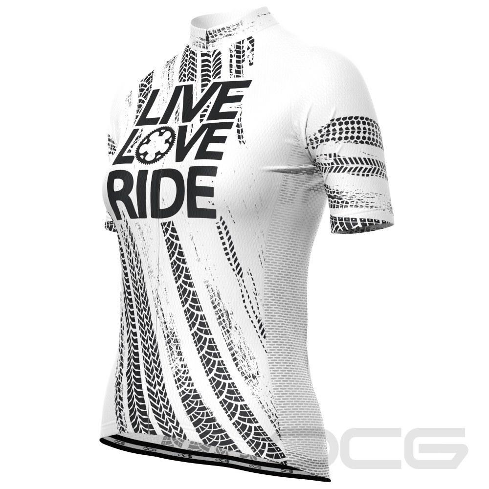 Women's Live Love Ride Short Sleeve Cycling Jersey-OCG Originals-Online Cycling Gear Australia