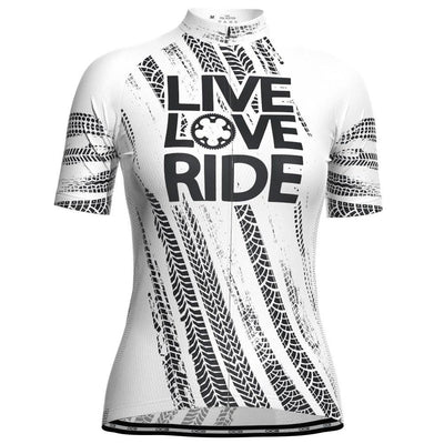 Women's Live Love Ride Short Sleeve Cycling Jersey-OCG Originals-Online Cycling Gear Australia