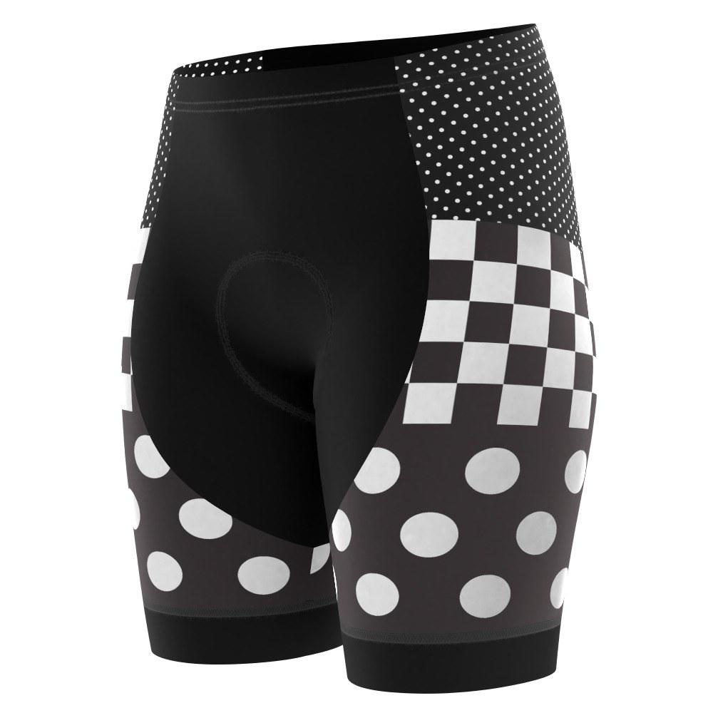 Women's Nina Polka Dot Pro-Band Cycling Shorts-OCG Originals-Online Cycling Gear Australia