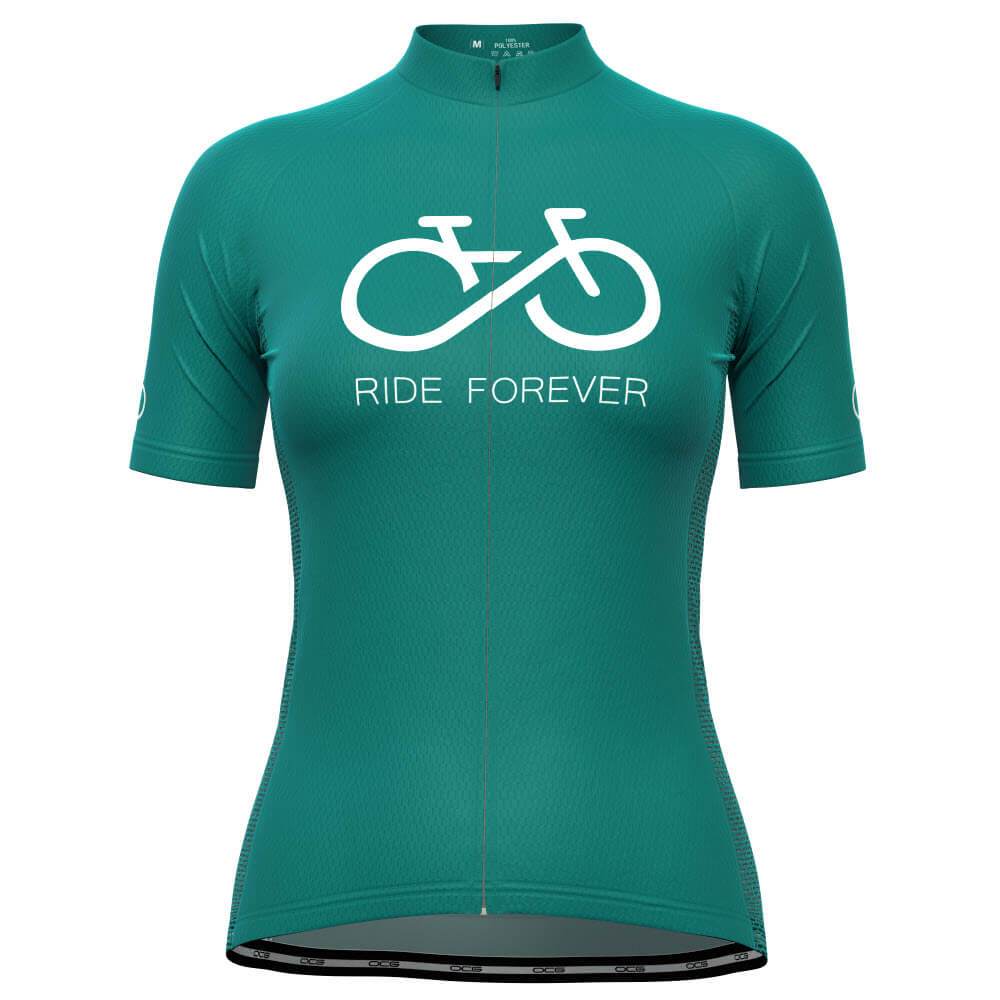Women's Ride Forever Infinity Short Sleeve Cycling Jersey-OCG Originals-Online Cycling Gear Australia