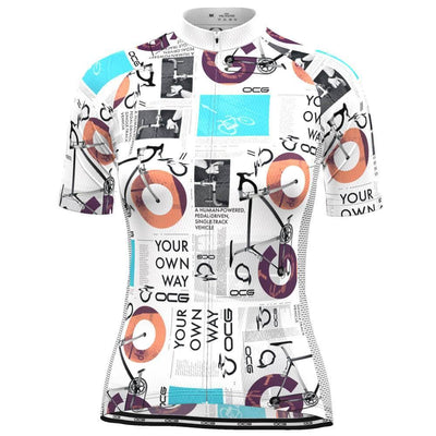 Women's Ride Your Own Way Cycling Jersey-OCG Originals-Online Cycling Gear Australia