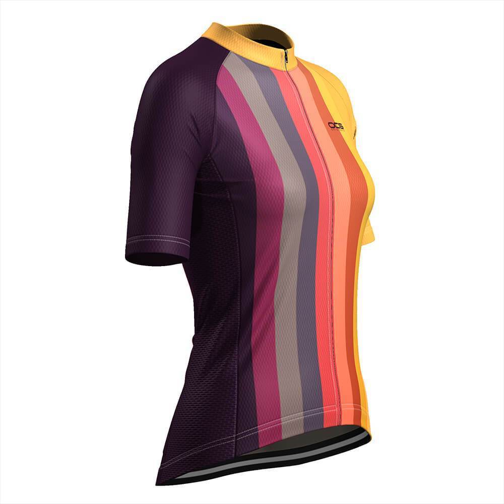 Women's Sunburnt Rainbow Cycling Jersey-OCG Originals-Online Cycling Gear Australia