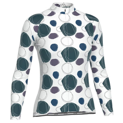 Women's The Orbs Long Sleeve Cycling Jersey-OCG Originals-Online Cycling Gear Australia