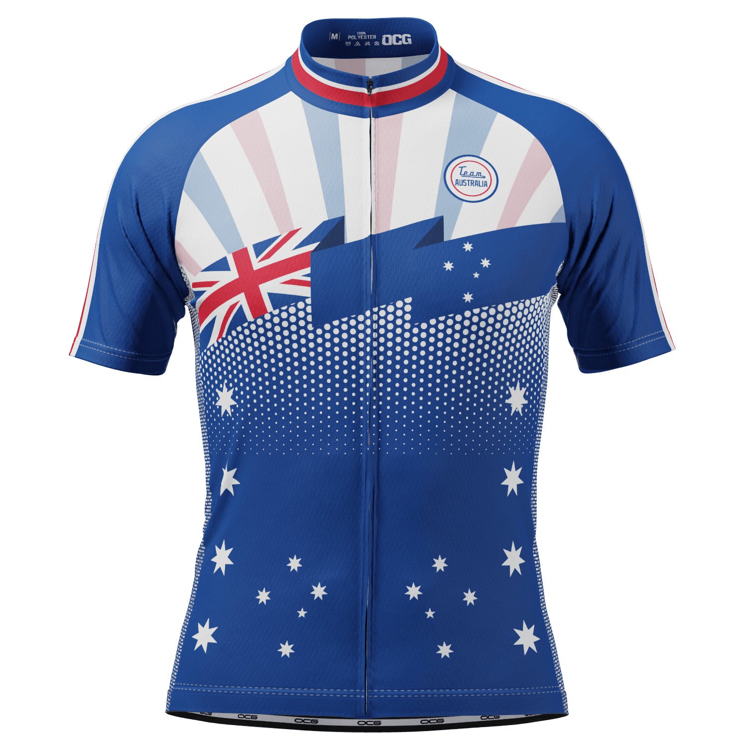 Men's World Countries Team Australia Icon Short Sleeve Cycling Jersey