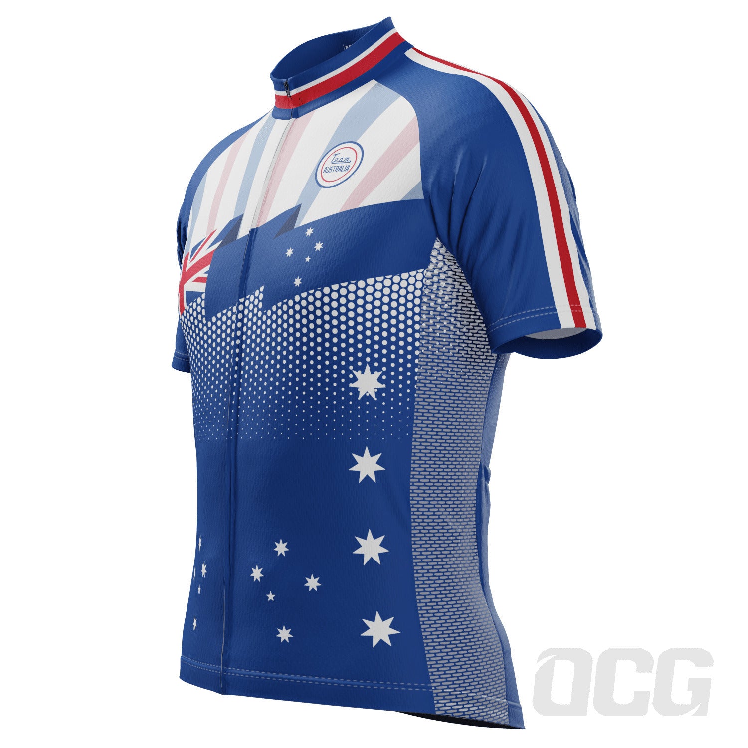 Men's World Countries Team Australia Icon Short Sleeve Cycling Jersey